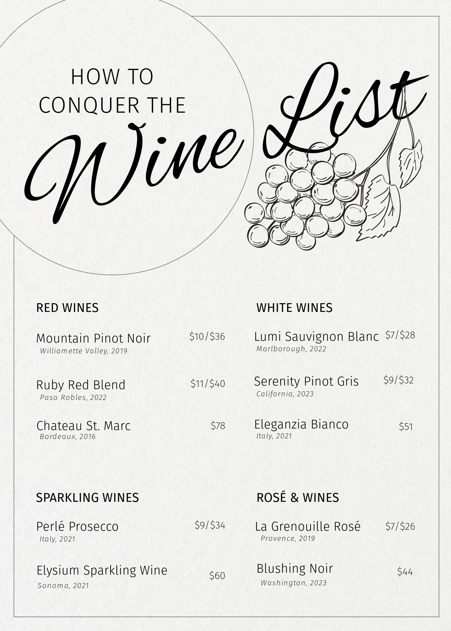 How to conquer the wine list: 7 tips for ordering like a pro
