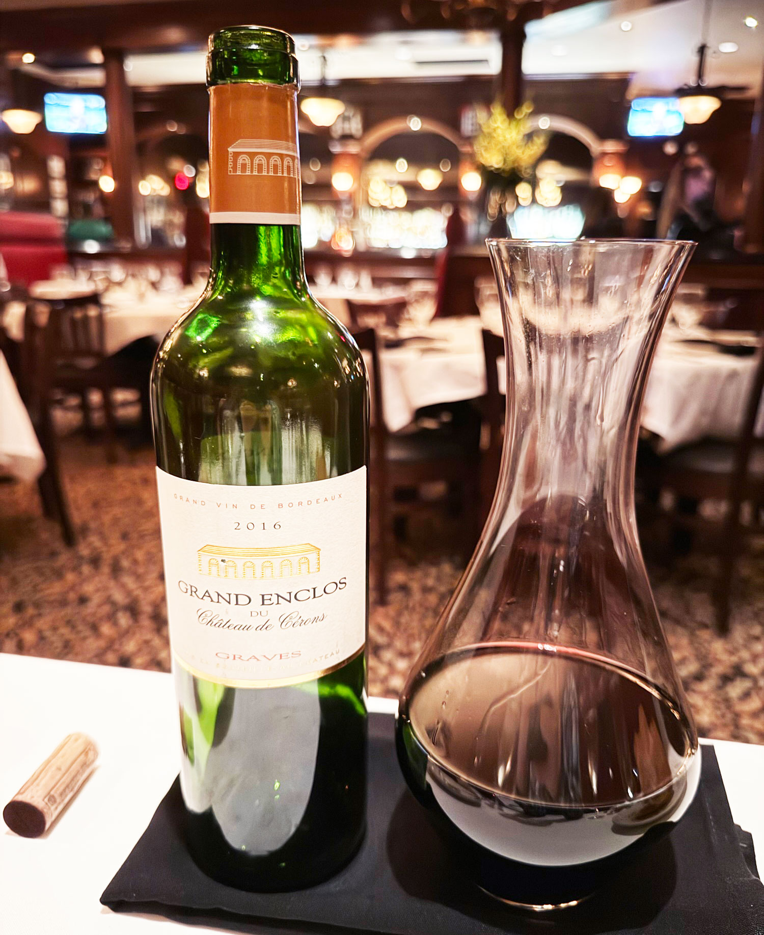 Review: Grand Enclos du Château de Cérons Graves Rouge (2016)