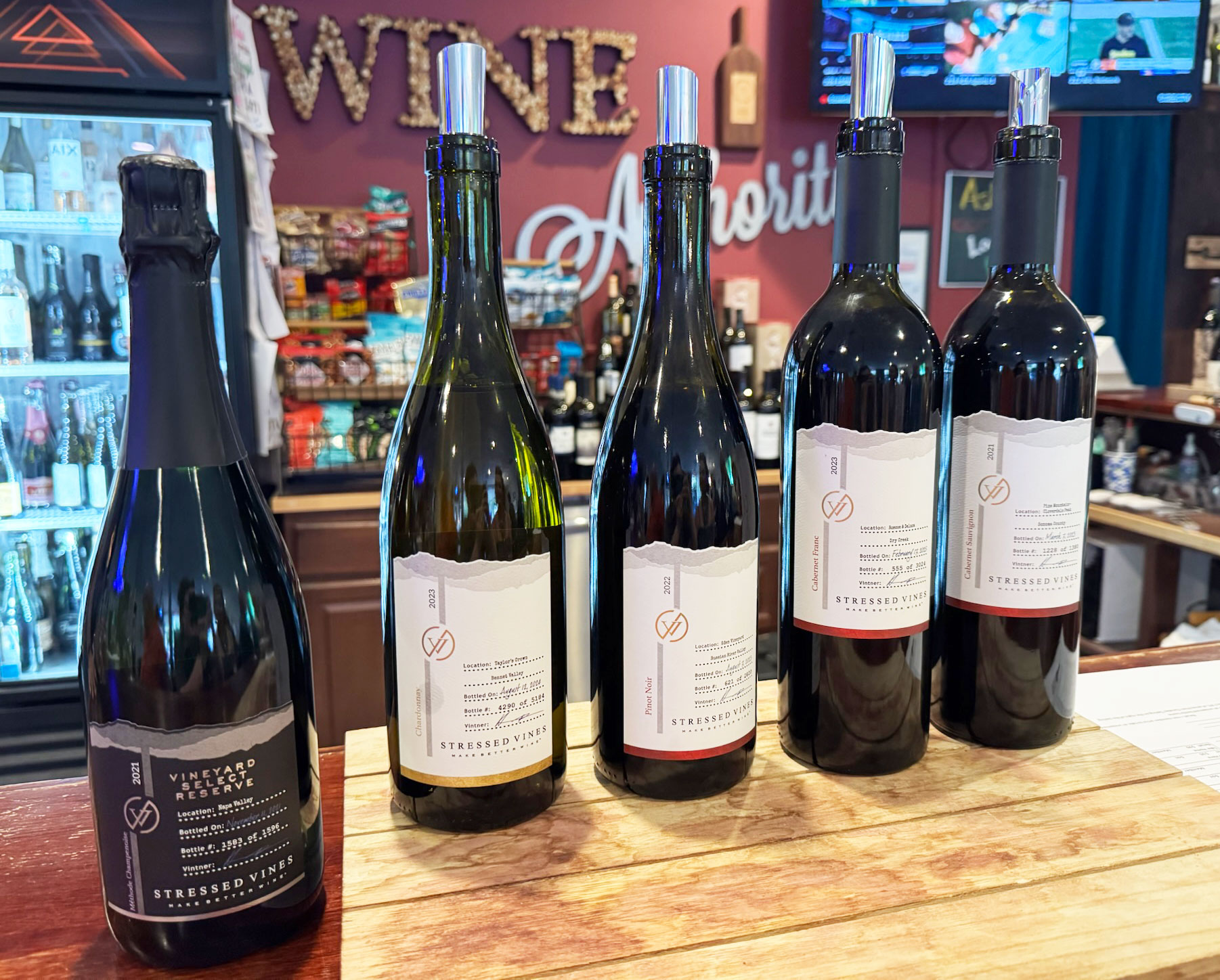 Stressed Vines tasting at The Wine Authority (Richardson, TX)