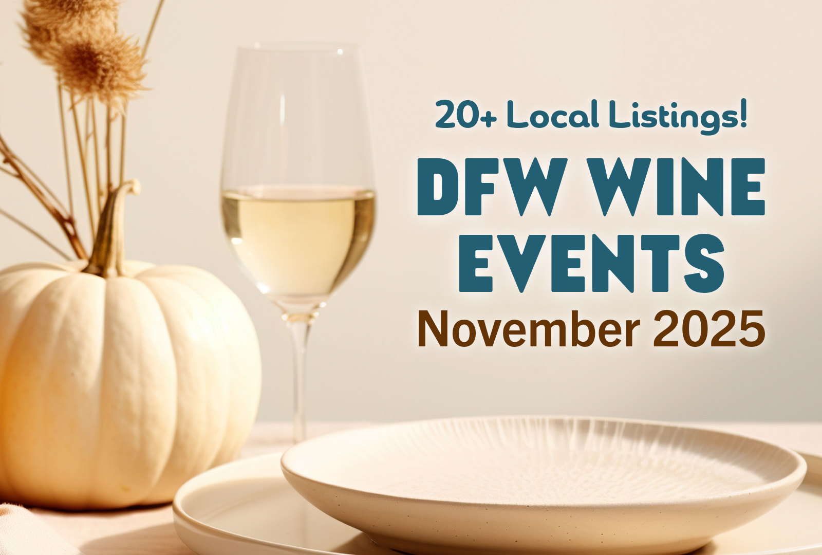 DFW Wine Events: November 2025