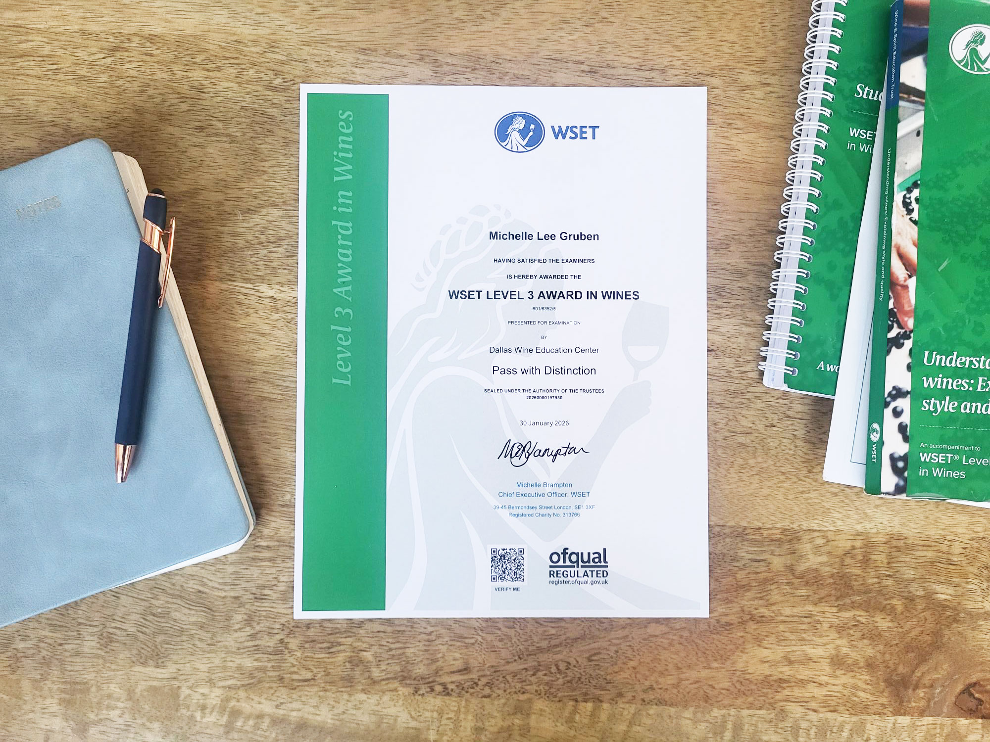 Certified and bonafide! WSET Level 3 results are in.
